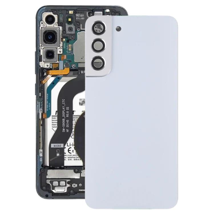 For Samsung Galaxy S22+ 5G SM-S906 Battery Back Cover with Camera Lens Cover (White) - Best Cell Phone Parts Distributor in Canada, Parts Source For Samsung Galaxy S22+ 5G SM-S906 Battery Back Cover with Camera Lens Cover (White) - Best Cell Phone Parts Distributor in Canada, Parts Source